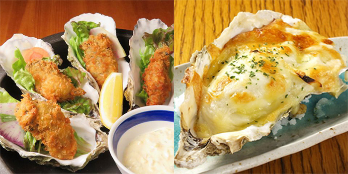 牡蠣料理メニュー